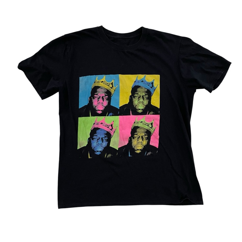 Notorious BIG Bold Color Graphic Tee Shirt Size M